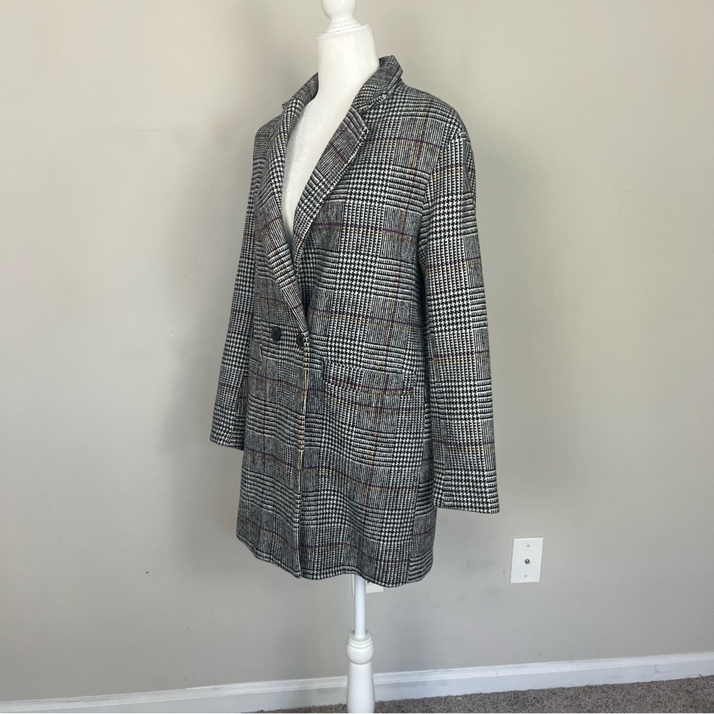 RD STYLE DANA DOUBLE BREASTED PLAID COAT SIZE XS - Picture 13 of 16